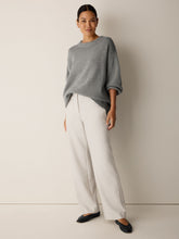 Charger l'image dans la galerie, Pantalon en laine feutrée plâtre FISHER