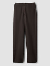 Charger l'image dans la galerie, Pantalon en laine feutrée choco FISHER
