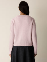 Charger l'image dans la galerie, Cardigan en mohaire rose FISHER
