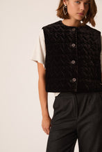Charger l'image dans la galerie, Veste velours FAUSTIN noire DES PETITS HAUTS