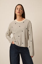 Charger l'image dans la galerie, T-Shirt JOSEPHINE coeur noir DES PETITS HAUTS