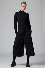 Charger l'image dans la galerie, Pantacourt drap de laine TRANSIT