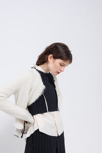 Cardigan laine mérinos NUMERICA
