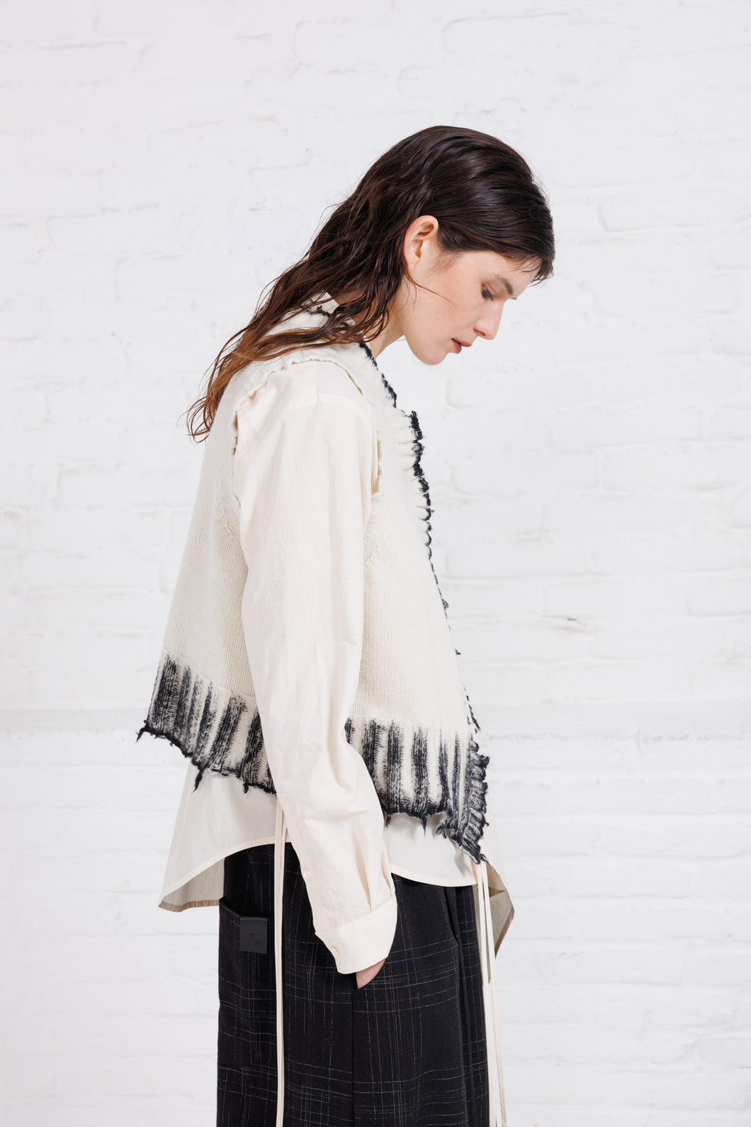 Gilet laine de mérinos NUMERICA
