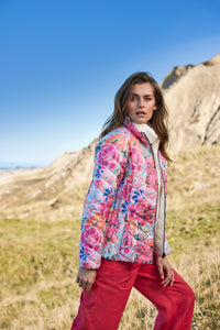 Blouson réversible fleurie FRANDSEN