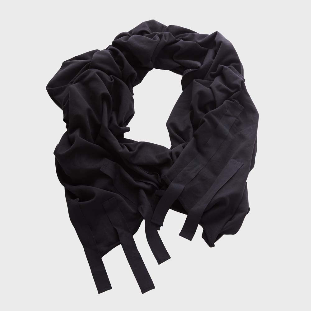 Foulard SWEAT SCARF noir PLUSLAVIE