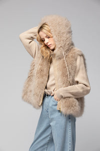 Veste VELVIA latte MAX