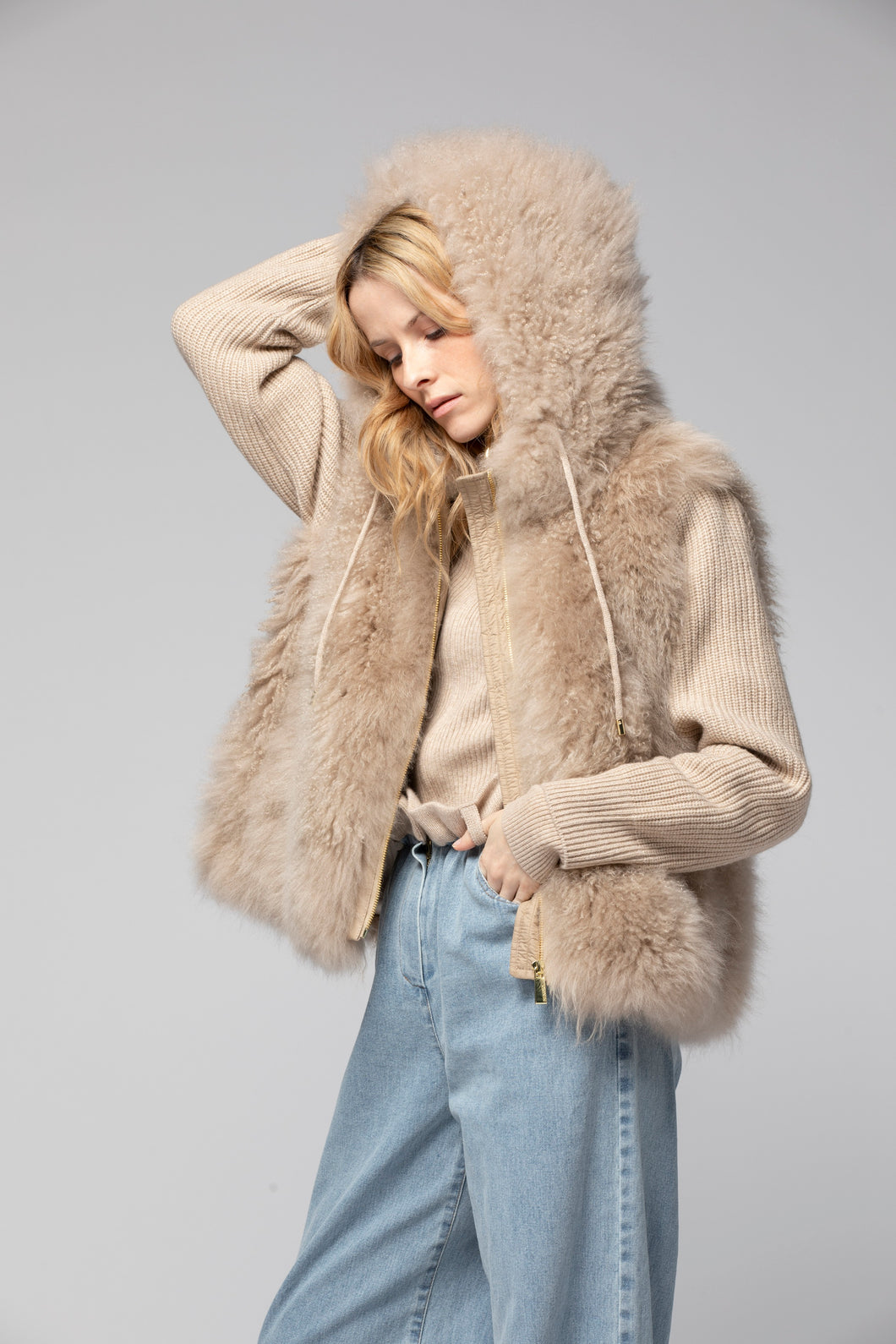 Veste VELVIA latte MAX