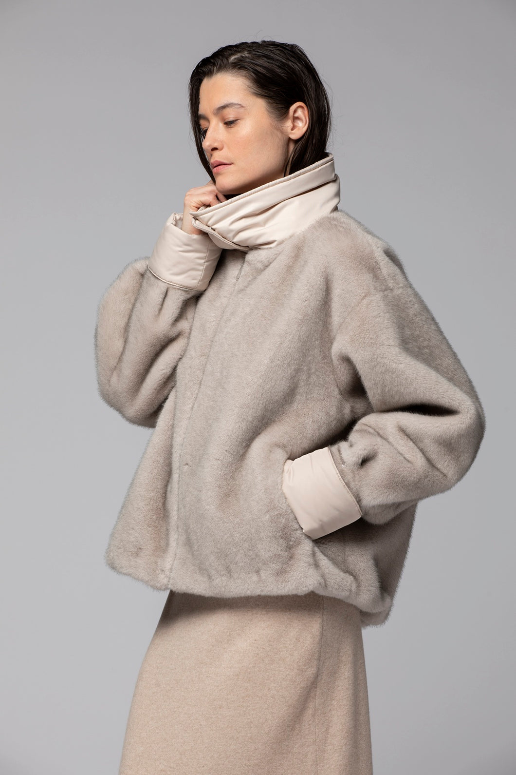 Manteau VANESSA fausse fourrure MAX