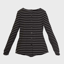 Charger l&#39;image dans la galerie, Cardigan BACKSIDE JARDIGAN pinestripes PLUSLAVIE
