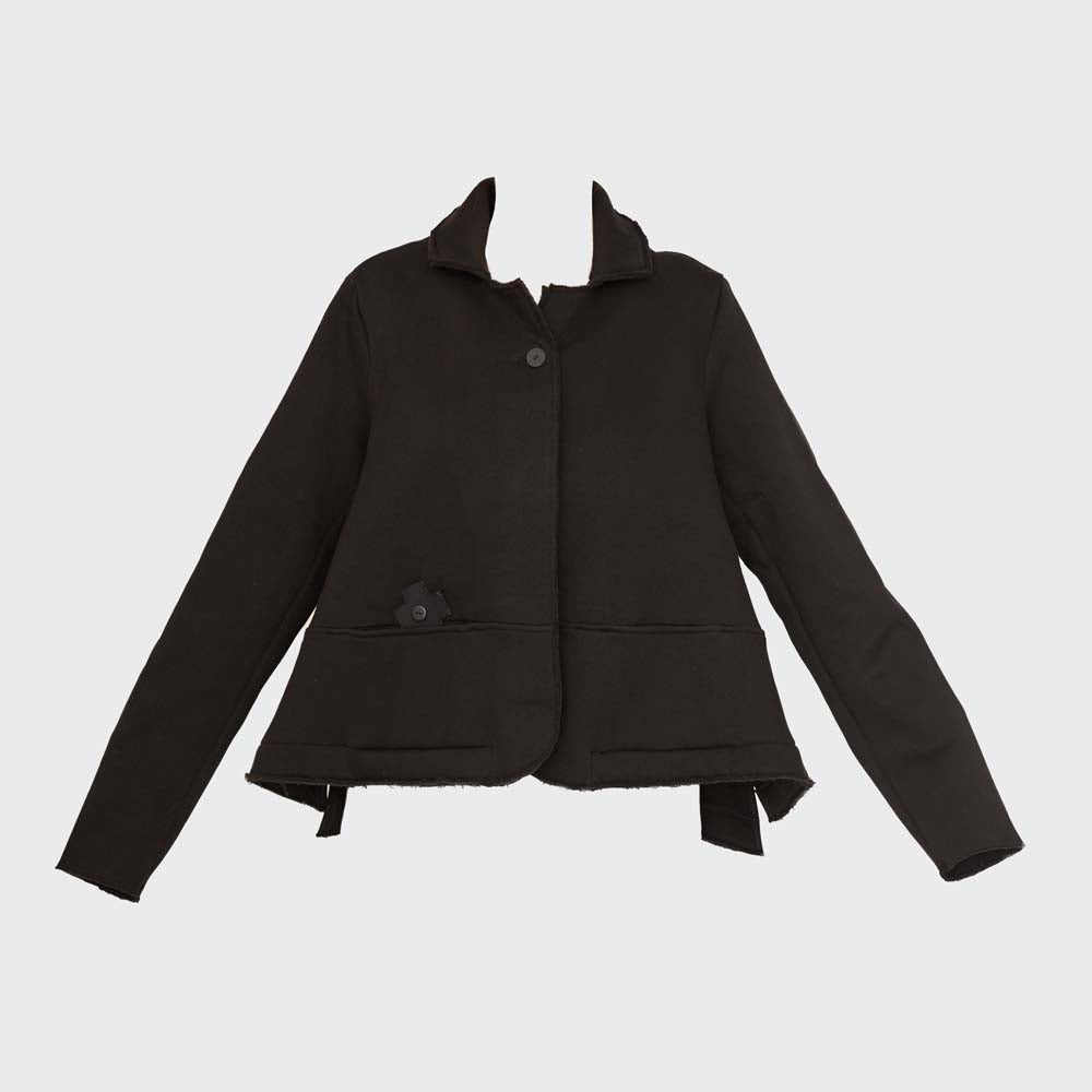 Cardigan THE HOMEY noir PLUSLAVIE