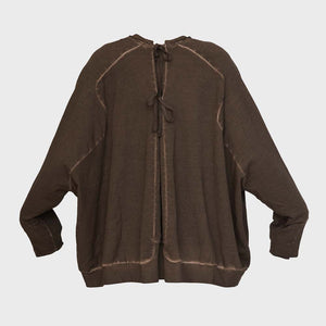 Chandail WIDESHORT SWEAT chocolat PLUSLAVIE