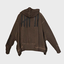 Charger l&#39;image dans la galerie, Cardigan WIDESHORT JACKET chocolat PLUSLAVIE
