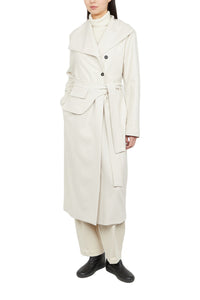 Manteau en feutre de laine Pacini