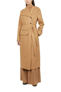 Manteau en feutre de laine Pacini