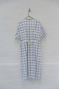 Robe Deborah Blue Check HANNOH