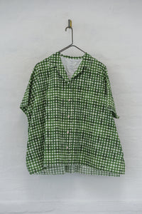 Blouse Serenity Green check HANNOH