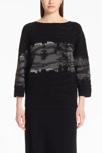 Chandail impression jacquard en relief PACINI
