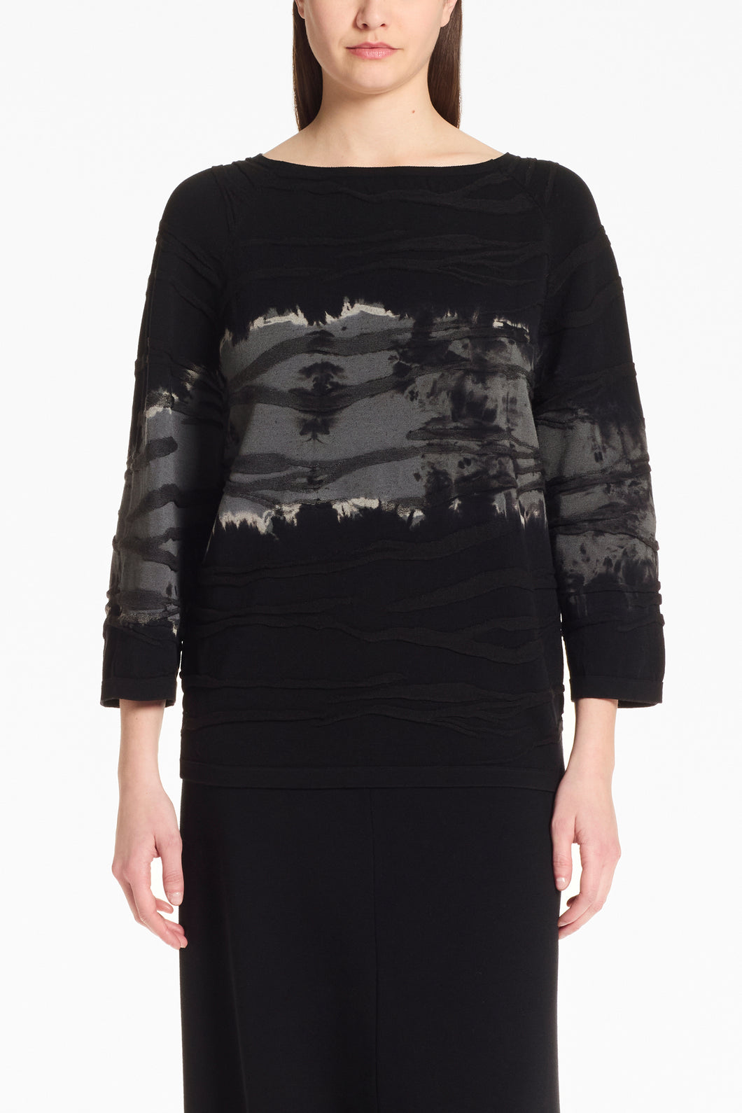 Chandail impression jacquard en relief PACINI