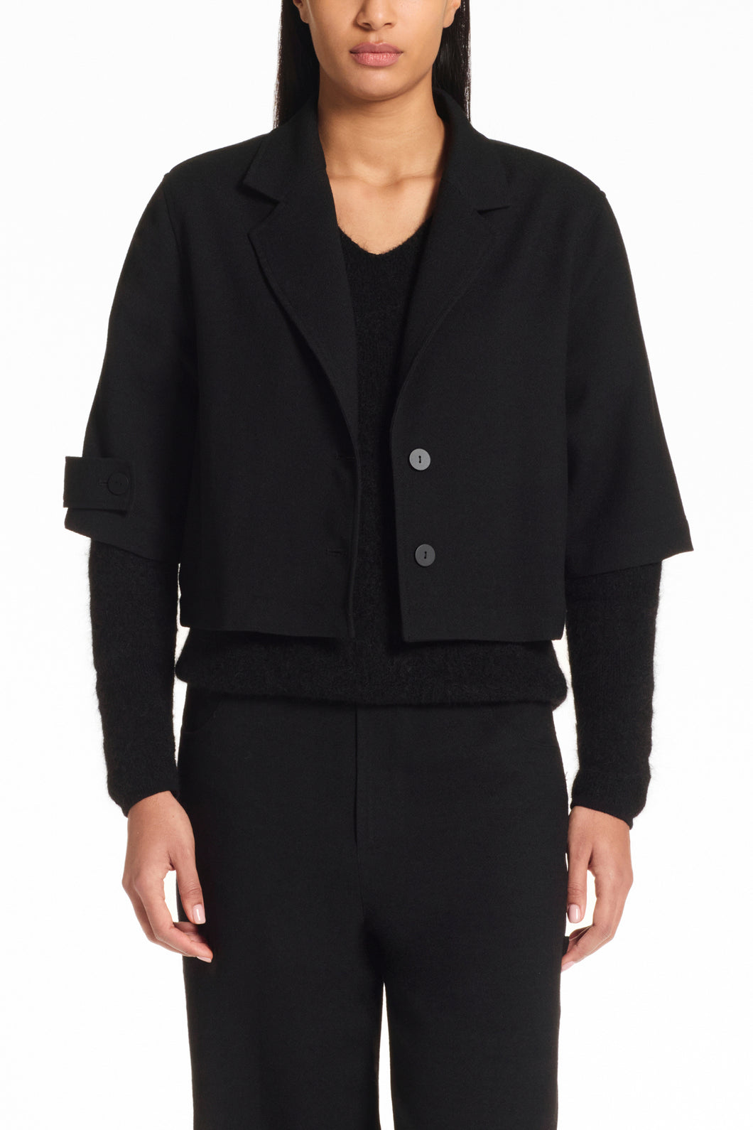Jacket crêpe de laine PACINI