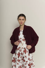 Charger l&#39;image dans la galerie, Jacket Virginie Oxblood HANNOH
