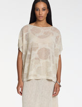 Charger l'image dans la galerie, Chandail lin fleur de coton naturel PACINI

