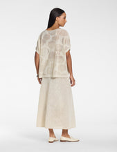Charger l'image dans la galerie, Chandail lin fleur de coton naturel PACINI
