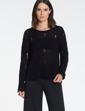 Charger l'image dans la galerie, Chandail maille sans couture noir PACINI
