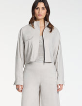 Charger l'image dans la galerie, Jacket lin stretch gris perle PACINI
