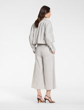 Charger l'image dans la galerie, Jacket lin stretch gris perle PACINI
