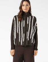 Charger l'image dans la galerie, Cardigan viscose polester confort choco PACINI
