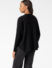 Charger l'image dans la galerie, Chandail relax look noir PACINI
