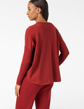 Charger l'image dans la galerie, Chandail relax look carmin PACINI
