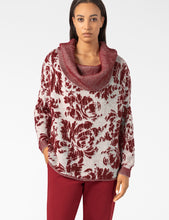 Charger l'image dans la galerie, Chandail jacquard carmin PACINI
