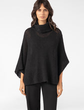 Charger l'image dans la galerie, Poncho superkid mohair noir PACINI

