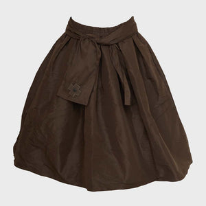 Jupe A NEW T SKIRT chocolat PLUSLAVIE