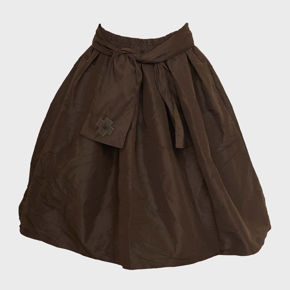 Jupe A NEW T SKIRT chocolat PLUSLAVIE