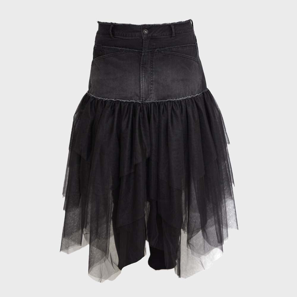 Jupe DENIM TUTU noire PLUSLAVIE