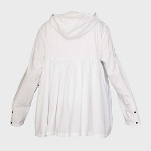Blouse PLEATED blanche PLUSLAVIE