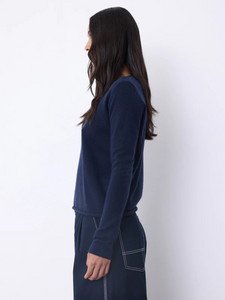 Pull cachemire AYLA marine NOT SHY