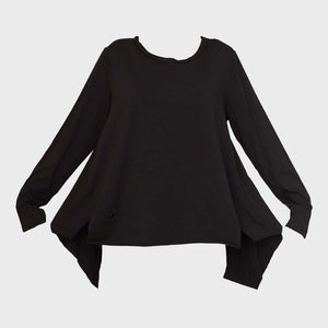 Tunique A NEW BIG SHIRT noire PLUSLAVIE