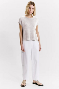 Top boxy couleur lin TRANSIT