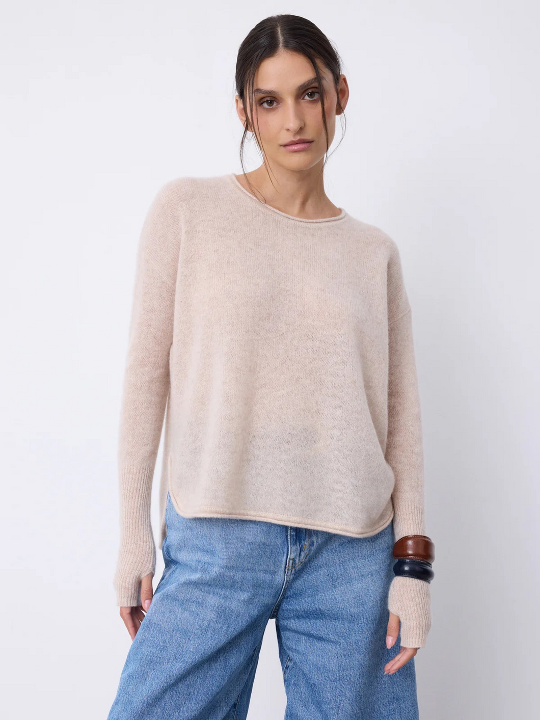 Pull cachemire  PIPPA beige NOT SHY