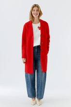Charger l'image dans la galerie, Manteau laine bouillie rouge OUI
