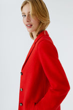 Charger l'image dans la galerie, Manteau laine bouillie rouge OUI
