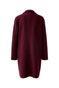Manteau signature en laine bouillie OUI