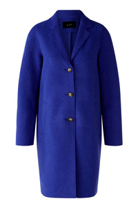 Manteau laine bleu Français OUI