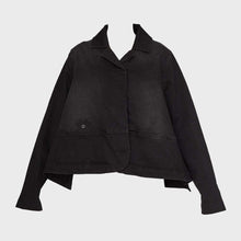 Charger l&#39;image dans la galerie, Jacket HOMEY DENIM noir PLUSLAVIE
