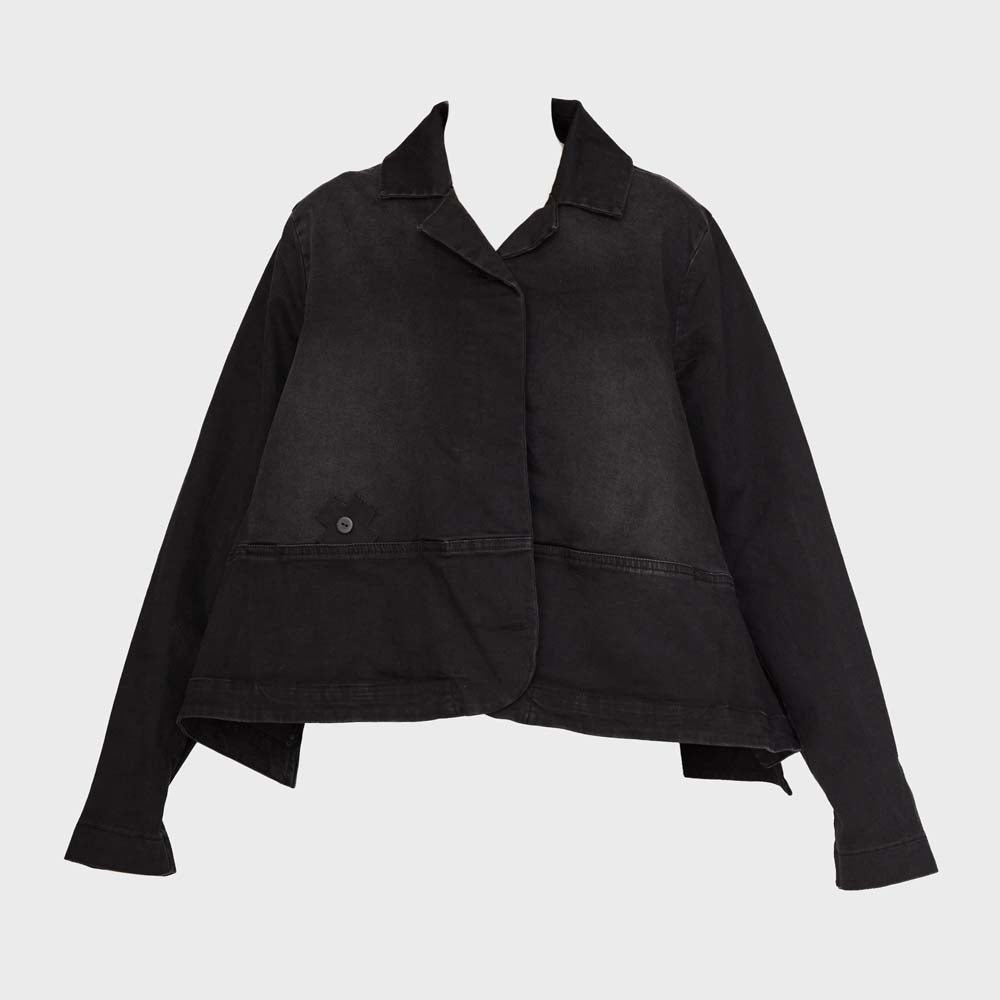 Jacket HOMEY DENIM noir PLUSLAVIE