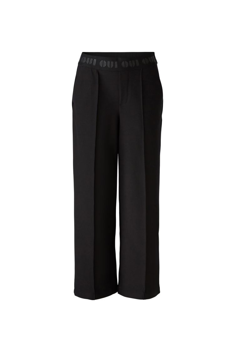 Pantalon large noir OUI